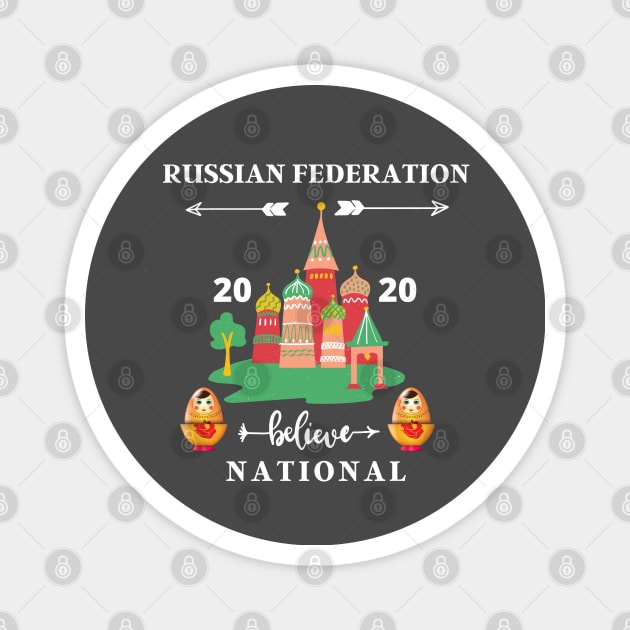 Russia 2020 Magnet by Grishman4u